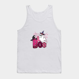 Boo - Halloween Breast Cancer Survivor Gift Shirt Tank Top